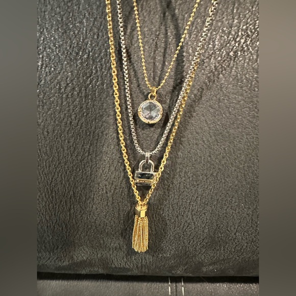 Stunning NWT Henri Bendel Multi Strand Urban Utility Triple Tassel  15" 17” 20” - Picture 13 of 15